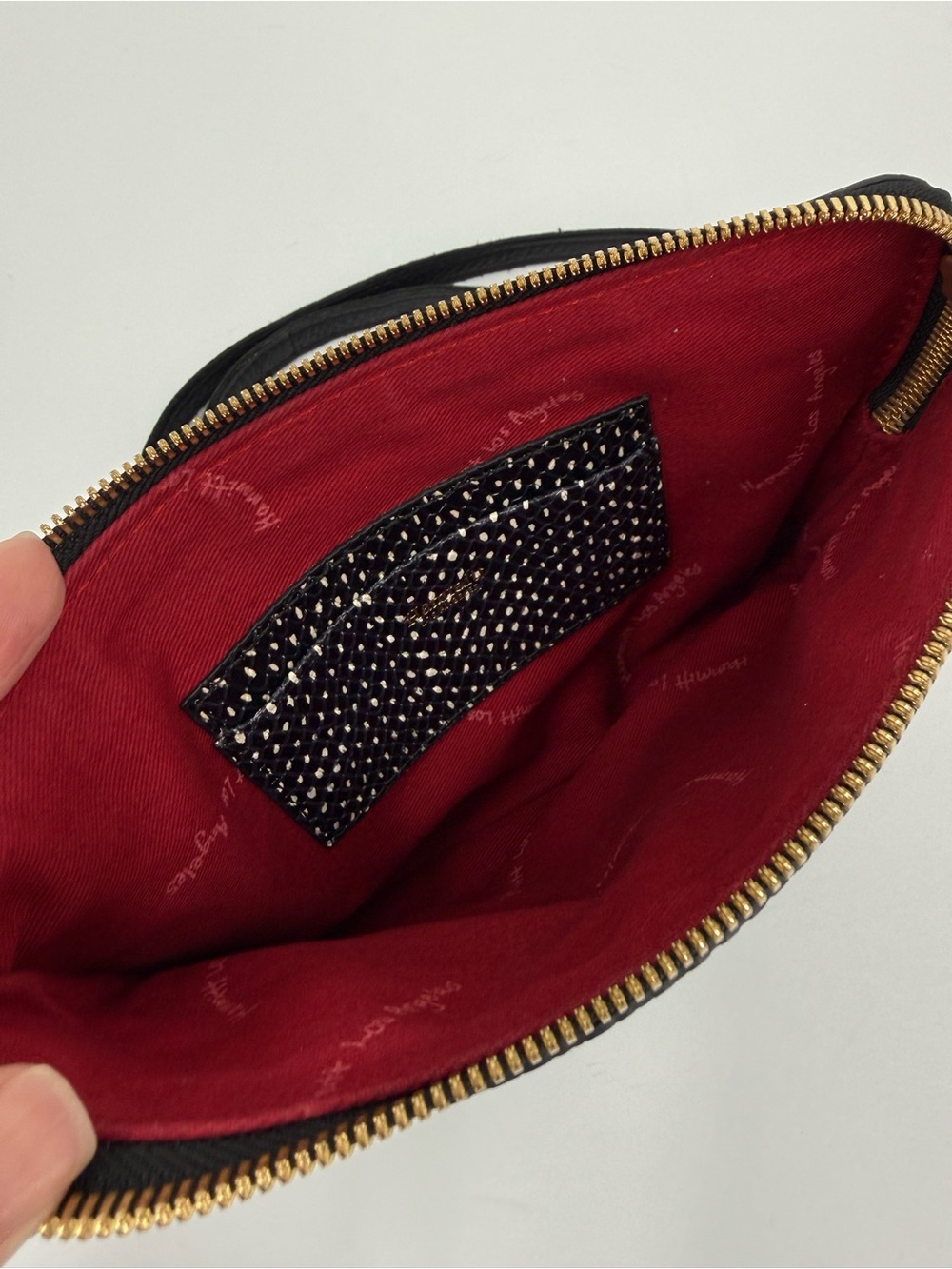 Hammitt Los Angeles Small Nash Leather Crossbody Wristlet Clutch - Picture 5 of 12